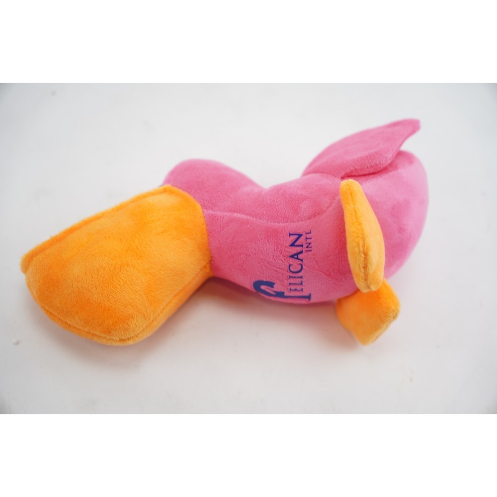 Pink Pelican w Orange Bill‎ Pelican Intl Hotels Promotional Plush